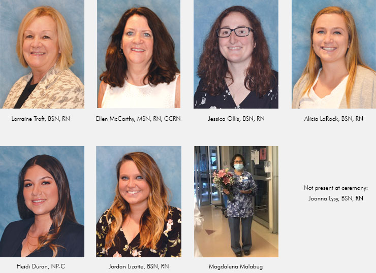 Photos of 2020 Nurse Recognition Award recipients