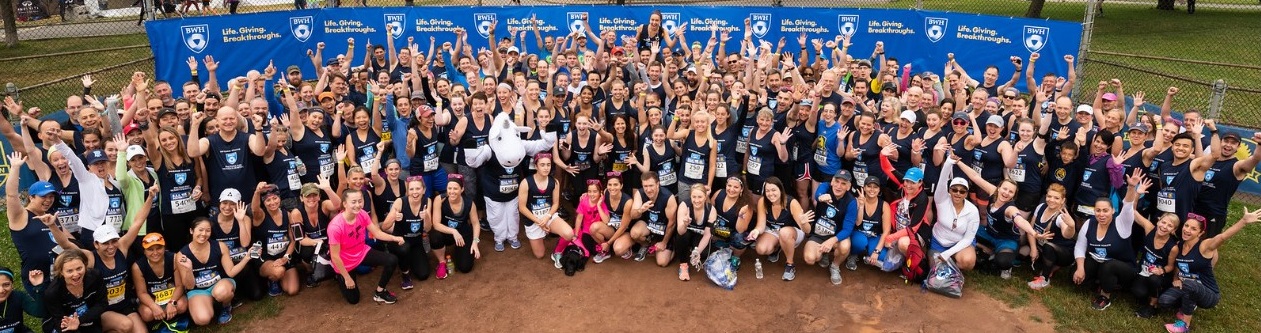   Brigham Health runners at the 2018 B.A.A. 10K