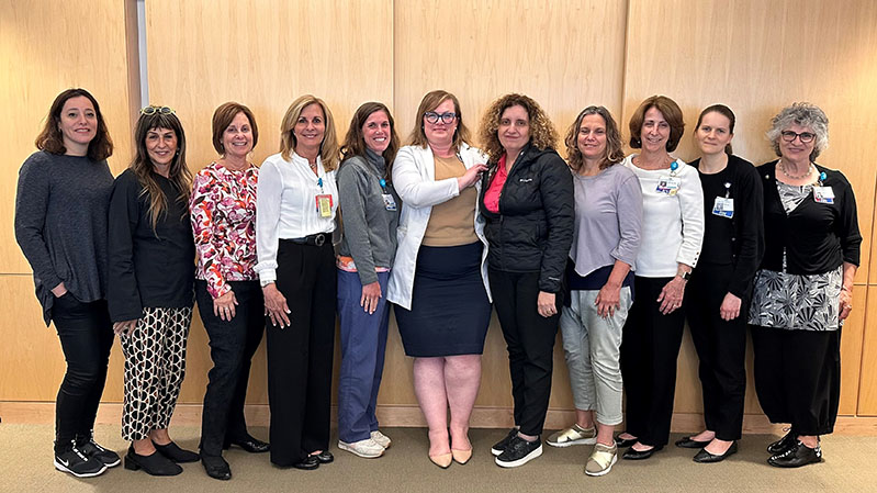 Group of BWFH nurses standing together