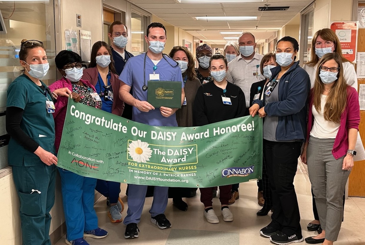7 North’s John McDonnell pictured with his DAISY Award