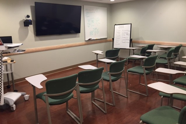 Pariser Conference Room after renovations