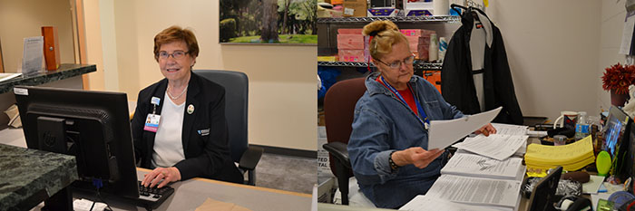 BWFH Volunteers Virginia Clifford and Elizabeth "Betty" Podgurski