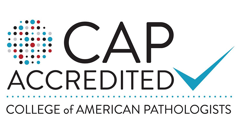 "CAP Accredited" logo