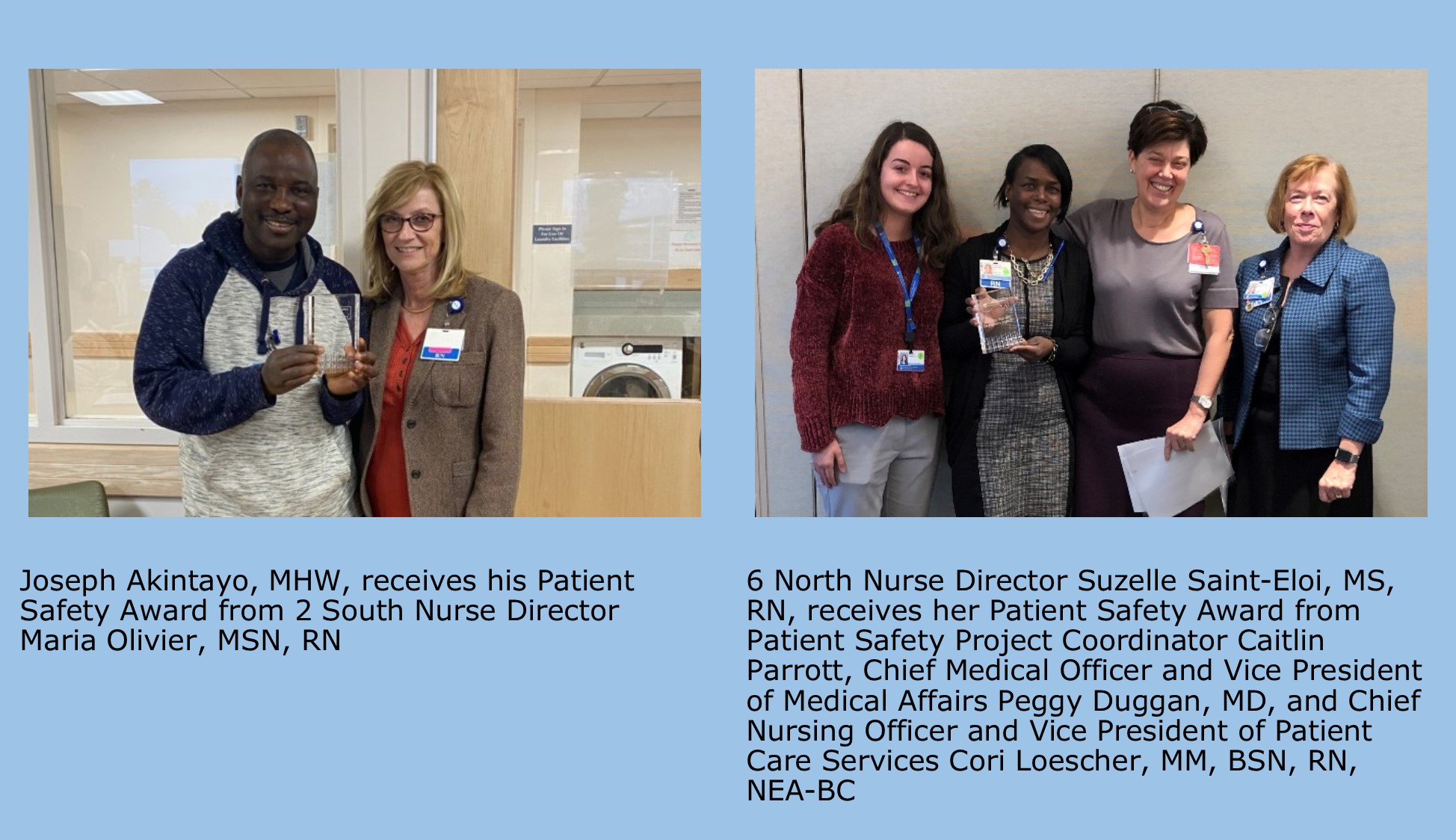 December 2019 Patient Safety Award