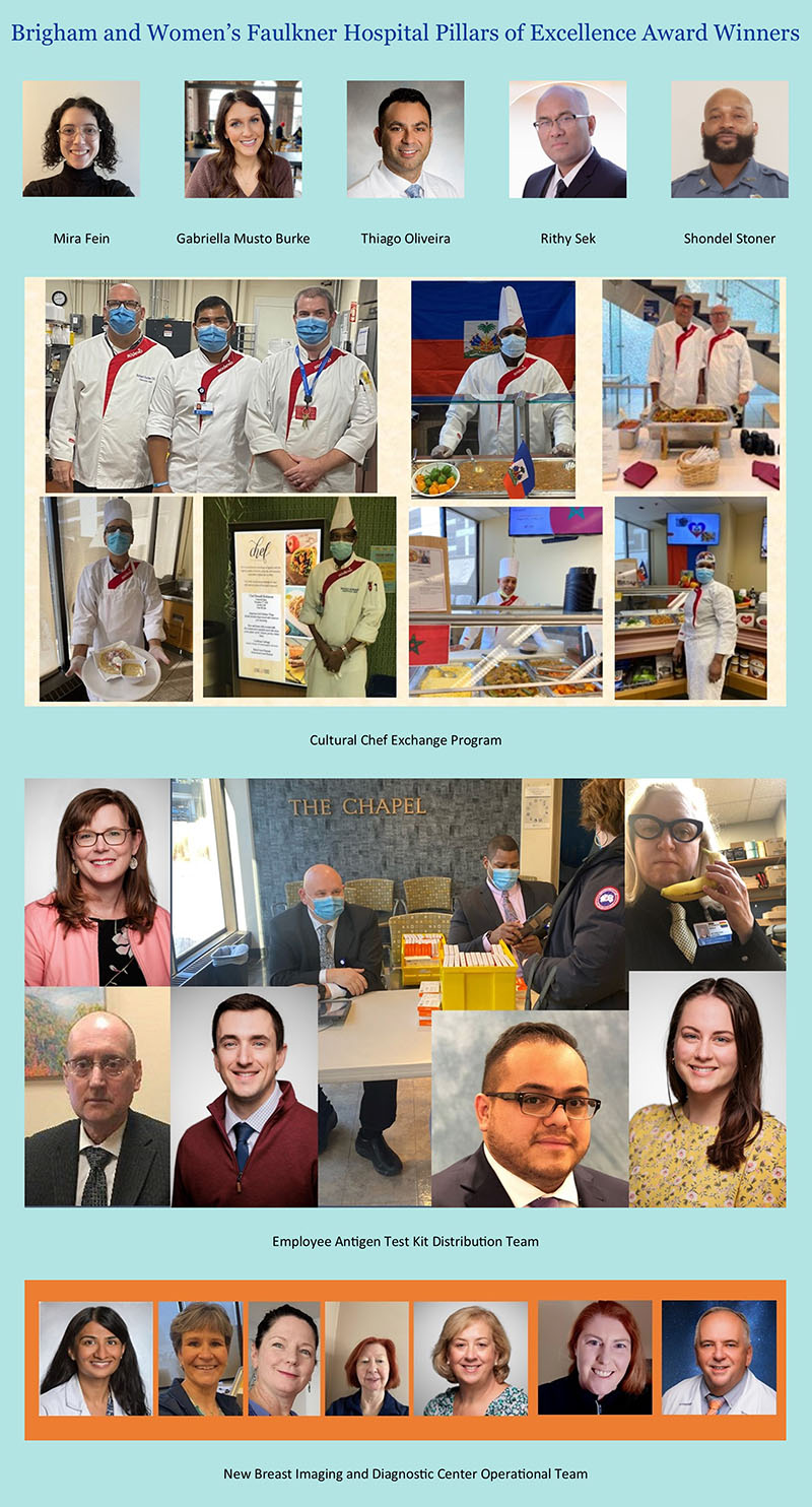 Collage of photos of 2022 Pillars of Excellence recipients