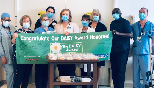 PACU Nurse Receives Daisy Award