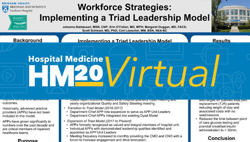 Team from BWFH Receives 2020 Scientific Abstract Virtual Competition Award