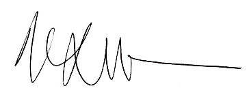 Image of signature